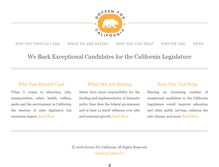 Tablet Screenshot of governforcalifornia.org